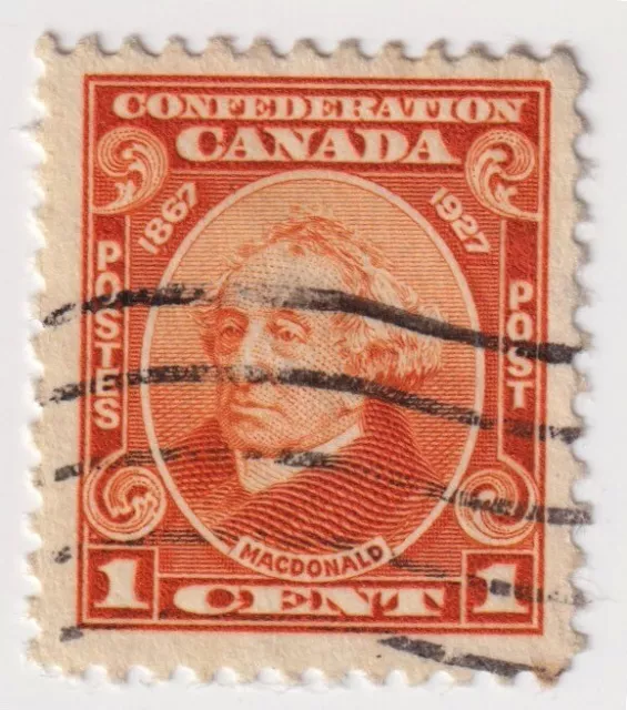 1927 Canada - 60th Anniversary Founding Dominion of Canada - 1 Cent Stamp