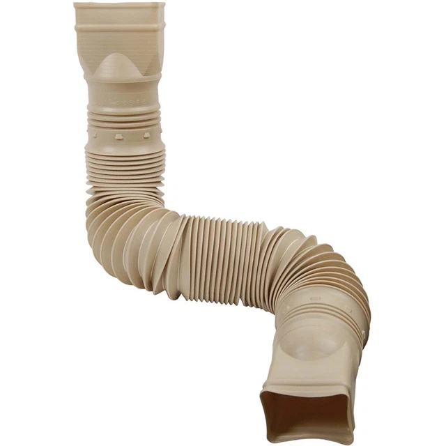 Amerimax Flex-A-Spout Stone Vinyl Downspout Extension 85014 Amerimax 85014