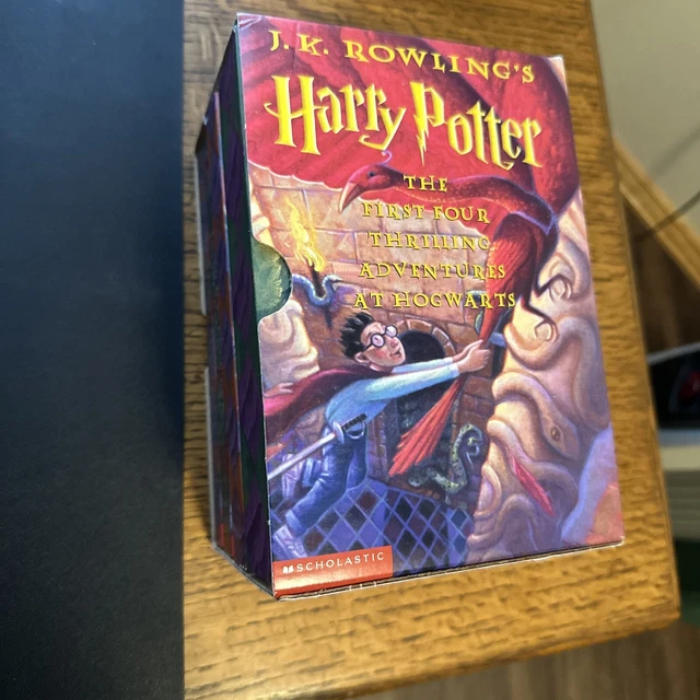 Scholastics Harry Potter 1999 Collection Set Of The First Four Books Brand New