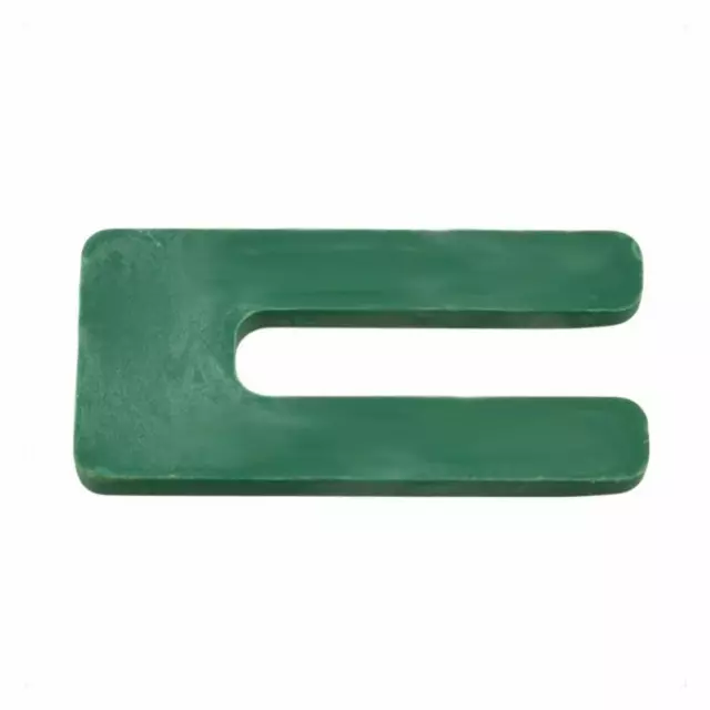 6.4mm x 75mm x 36mm Green Plastic Horseshoe Window Packers Packing Shim