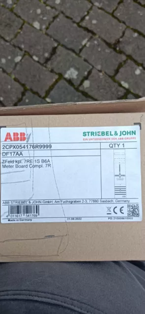 STRIEBEL & JOHN DF17AA Zählerfeld 2CPX054176R9999