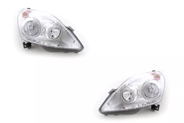 Scheinwerfer Set Halogen passend für Opel Zafira B 02/2008 - H7 H1 Links Rechts