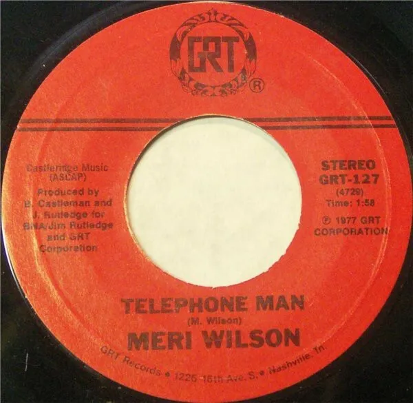 Meri Wilson - Telephone Man (7", Single, Styrene, Ter)