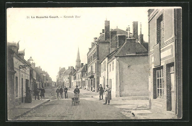 CPA La Bazoche-Gouet, Grande Rue 1904