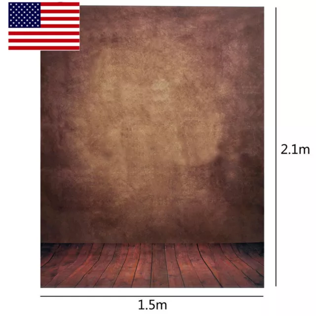 Abstract Photography Background Vinyl Backdrop Studio Photo Props Brown 5x7ft NK 2