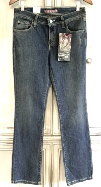 NWT Levi's 518 Super Low Straight Jeans Sz 5M 30x30.5