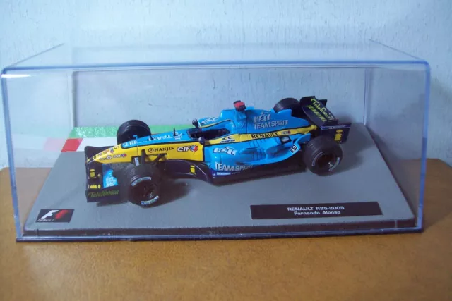 1/43 PANINI F1 No 9 RENAULT R25 2005 WORLD CHAMPION FERNANDO ALONSO