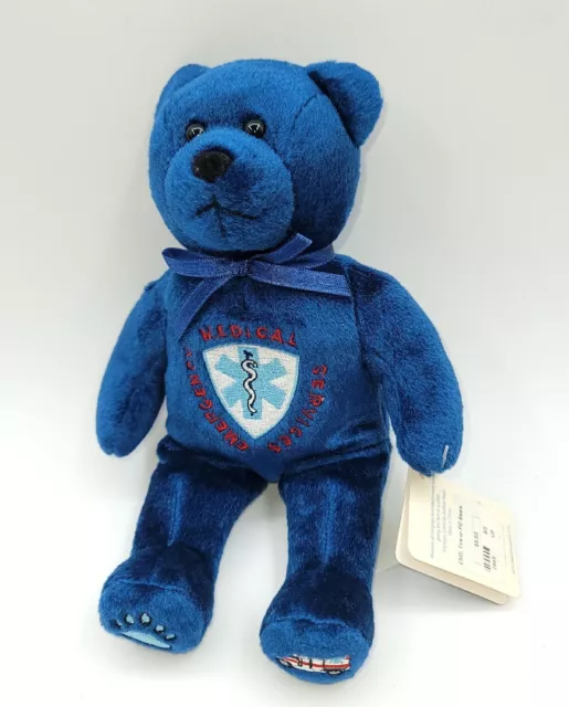 Vintage Beary Thoughful EMS Stuffed Plush 9" Teddy Bear NWT 05