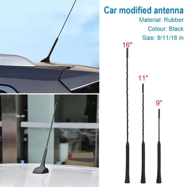 Universal AM FM Car Stereo Radio Amplified Electronic Hidden Antenna 12V  Kit Stealth Hide Away Adhesive Window Windshield Mount Motorola Plug for  Car