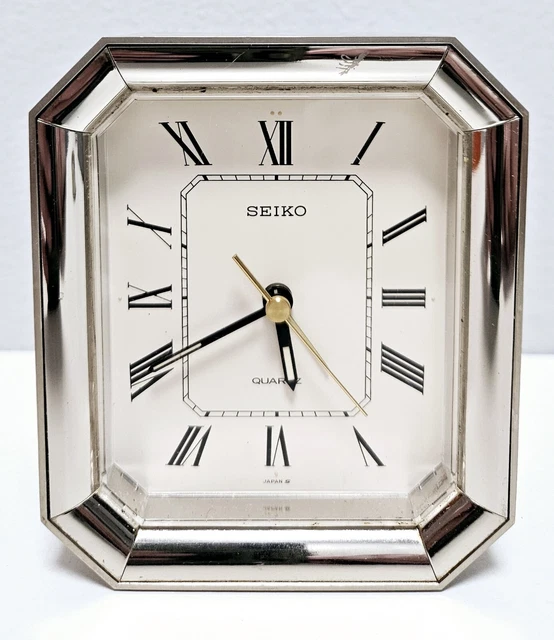 VINTAGE SEIKO MADE In Japan BatteryOperated Alarm Clock EJ 107 S