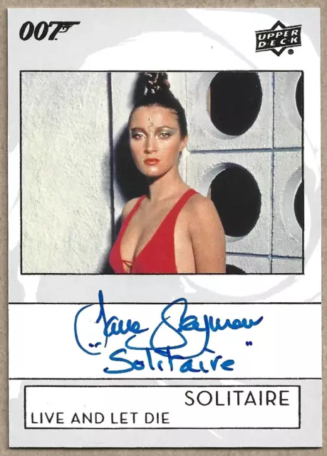 2019 Upper Deck James Bond Collection Inscription Autographs #ASE Jane Seymour