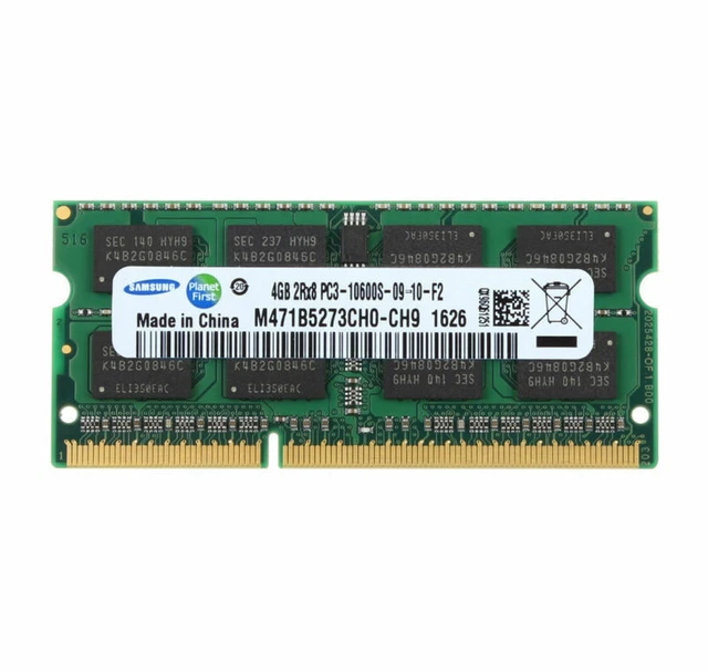 Kit RAM Elpida 8 Go (2x4 Go) DDR3 1333 MHz SODIMM - Pour Ordinateur Portable, Neuf Ouvert