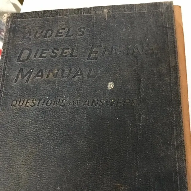 1939 Audels Diesel Engine Manual Questions & Answers Illustrated