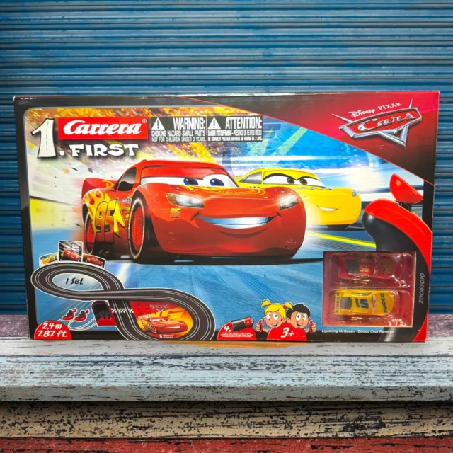 CARRERA FIRST DISNEY PIXAR Cars Slot Car Race Track Includes 2