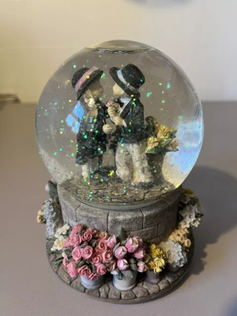 Kim Anderson Musical Glitter Snow Globe 1990’s