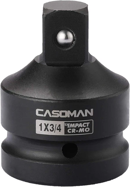 1-Inch Drive F to 3/4-Inch M Impact Adapter Cr-Mo Steel 1F to 3/4M Socket