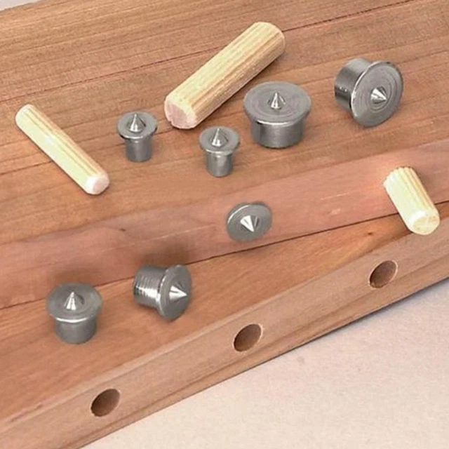 Buy 4Pcs Dowel Drill Centre Points Pin Wood 6 12mm Dowel Tenon Center For Drill Hole