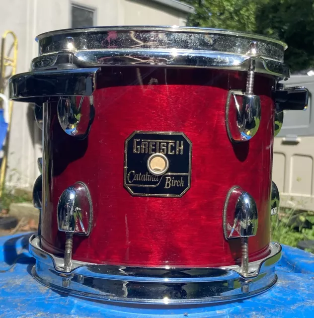 GRETSCH CATALINA Birch 10” Tom Drum Red Transparent GLOSS II