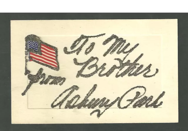 Unused Card To My Brother From Asbury Park New Jersey 1890's-1900's