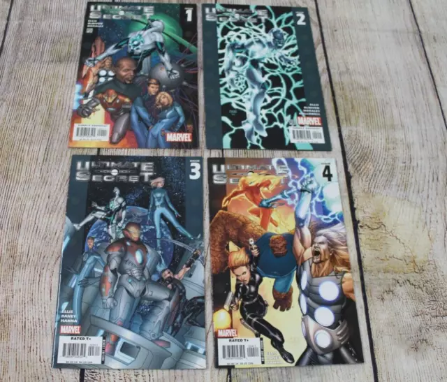 2005 Marvel Comics Ultimate Secret Limited Series Full Set 1 2 3 4 *Mid Grade*
