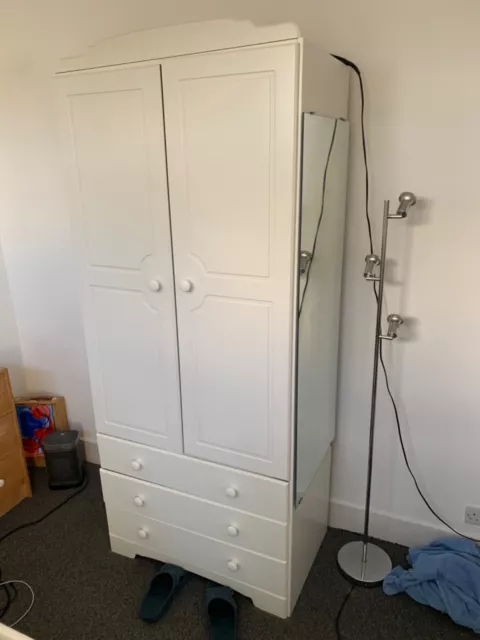 wardrobe 3 draws comes with mirror from ikea