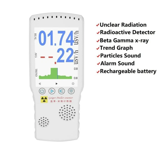 Geiger Contatore Dosimetro Geiger Radiazione Mano Tenuto Strumento Monitoraggio