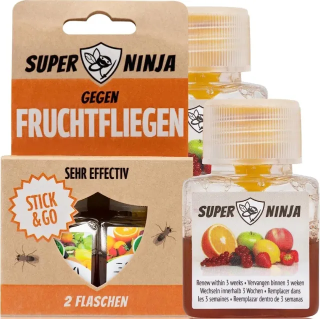 Super Ninja Fruchtfliegenfalle ( Standard Pack - 2 Fallen )