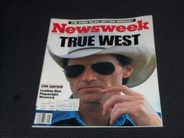 1985 November 11 Newsweek Magazine - Sam Shepard Front Cover - L 19071