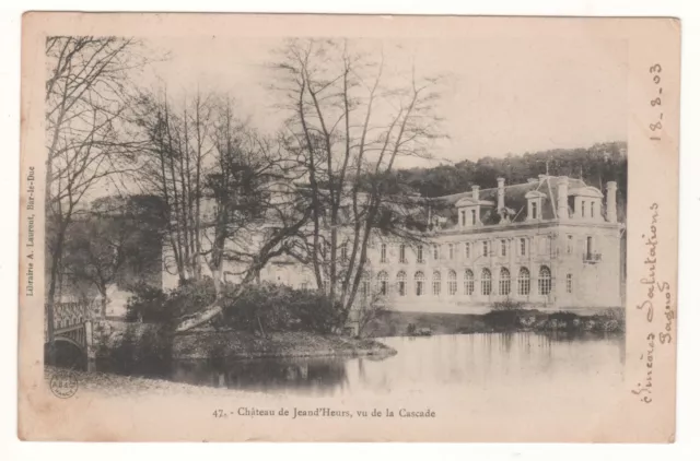 CPA 55 - L'ISLE-en-RIGAULT: CHÂTEAU DE JEAND'HEURS (MEUSE) WRITTEN on 18-08-1903