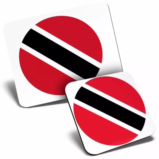 Mouse Mat & Coaster Set - Trinidad & Tobago Flag Port  #9129
