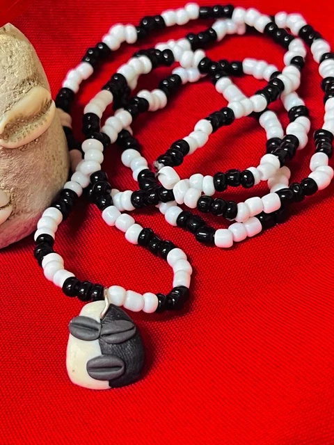 ELEGGUA ESHU AFRA - COLLAR SANTERIA YORUBA IFA - Eleke Santeria inlé INLE