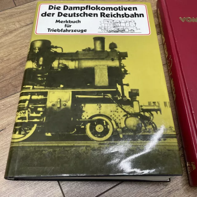 4x Fachbuch Dampflokomotive Lokomotive  Eisenbahn Bundesbahn Reichsbahn 2
