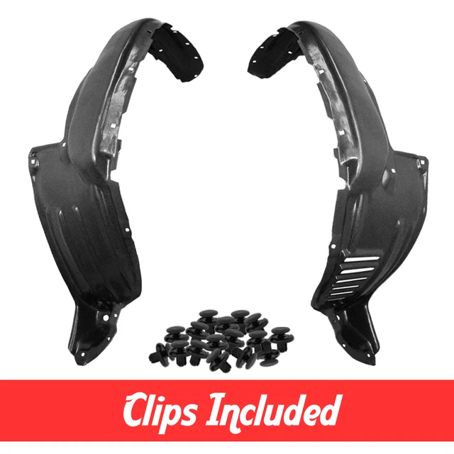 New Front Driver & Passenger Side Fender Liner Set For 12-14 Toyota Camry L LE - Foto 4