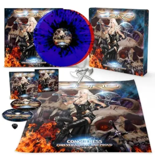 Doro Conqueress - Forever Strong and Proud (CD) Box set with LP