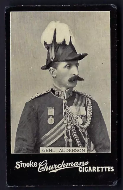 Churchman - Boer War Celebrities & Actresses - Genl Alderson