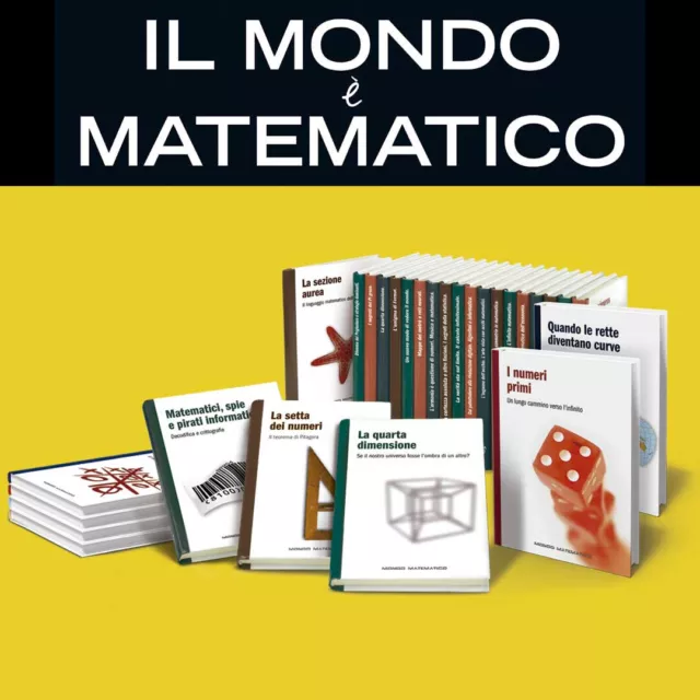 Il Mondo E' Matematico - Collana Libri - Con Involucro Originale - Edizione 2021