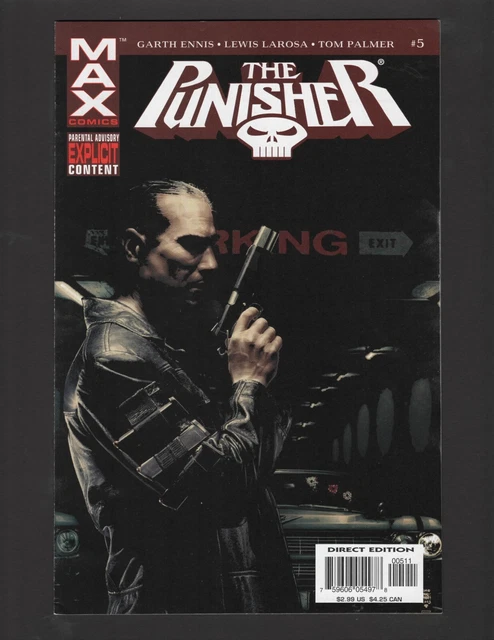 PUNISHER #5 Vol 7 Marvel Max Comics 2004 Direct Edition Garth Ennis / Larsoa