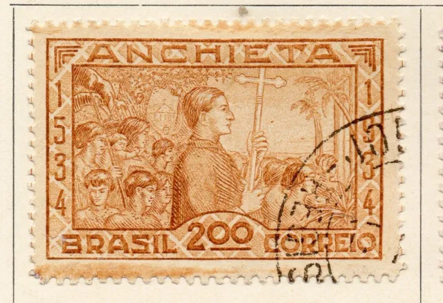 Brazil 1934 Early Issue Fine Used 200r. NW-16938