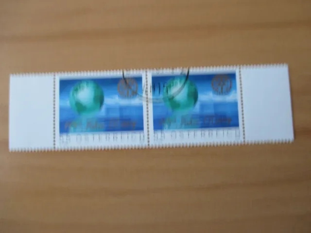 2 Briefmarken  Österreich 2005 Nr. 2512  aus Kleinbogen  o