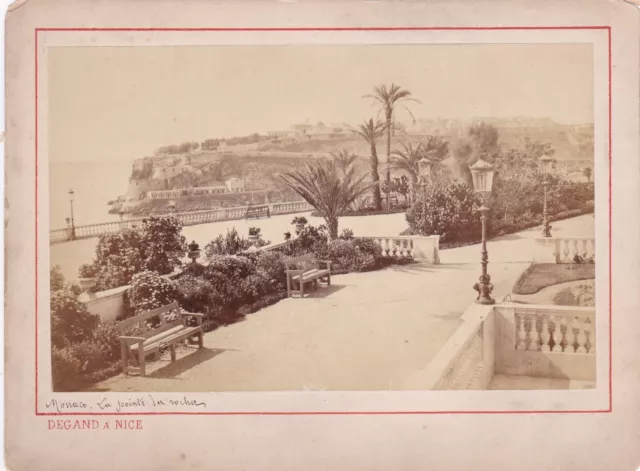 France Monaco  La Pointe du..Vintage Photograph Degand A Nice