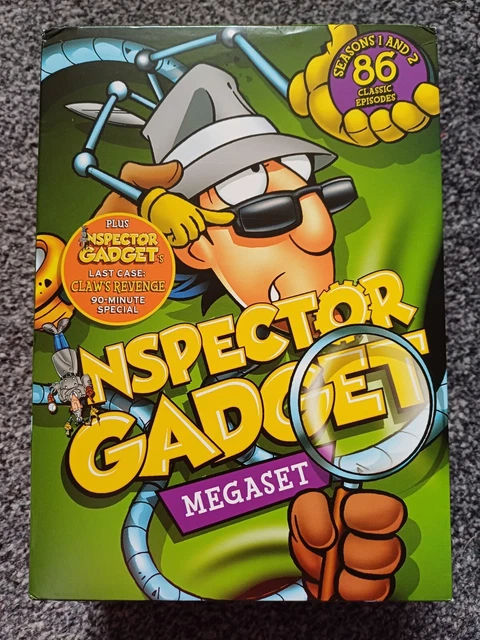 INSPECTOR GADGET ANIMATED Series DVD Megaset, Season 1 & 2. Rare, OOP