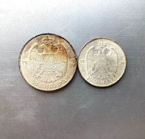20,50 dinara Yugoslavia 1938