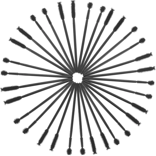 Wimpernbürste Einweg-Make-up-Pinsel Wimperntusche Wimpernstab Black PP