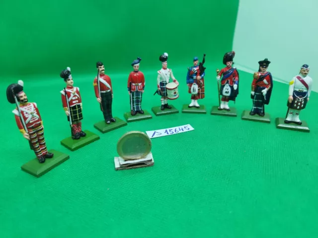 (20) soldats Lot des 9 figurines écossaises Série complète WILLIAM GRANT'S