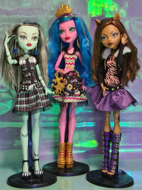 MONSTER HIGH 17INCH Frightfully Tall Ghouls bundle Frankie Gooliope Clawdeen 290.00 PicClick UK