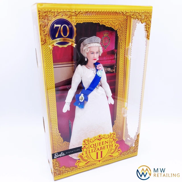 BARBIE SIGNATURE QUEEN Elizabeth II Platinum Jubilee Doll 2022 Limited Original Packaging