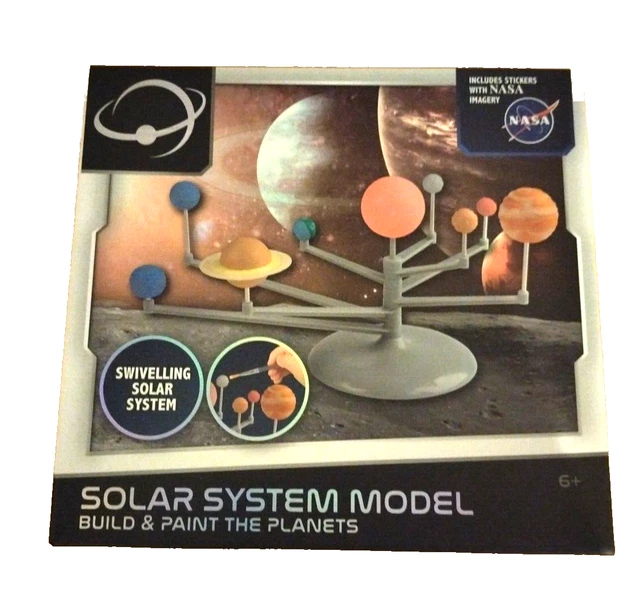 SOLAR SYSTEM MODEL Build & Paint The Planets - Creative Educational Set ...