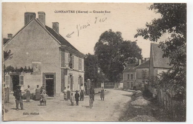 CONNANTRE - Marne - CPA 51 - la grande rue