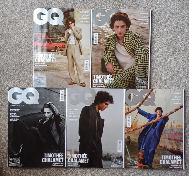 GQ MAGAZINE BRITISH November 2023 Timoth e Timothee Chalamet BUNDLE ALL 