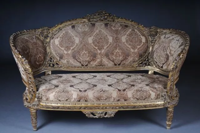 B-Dom-83 French Canapé, Sofa IN Louis Seize XVI